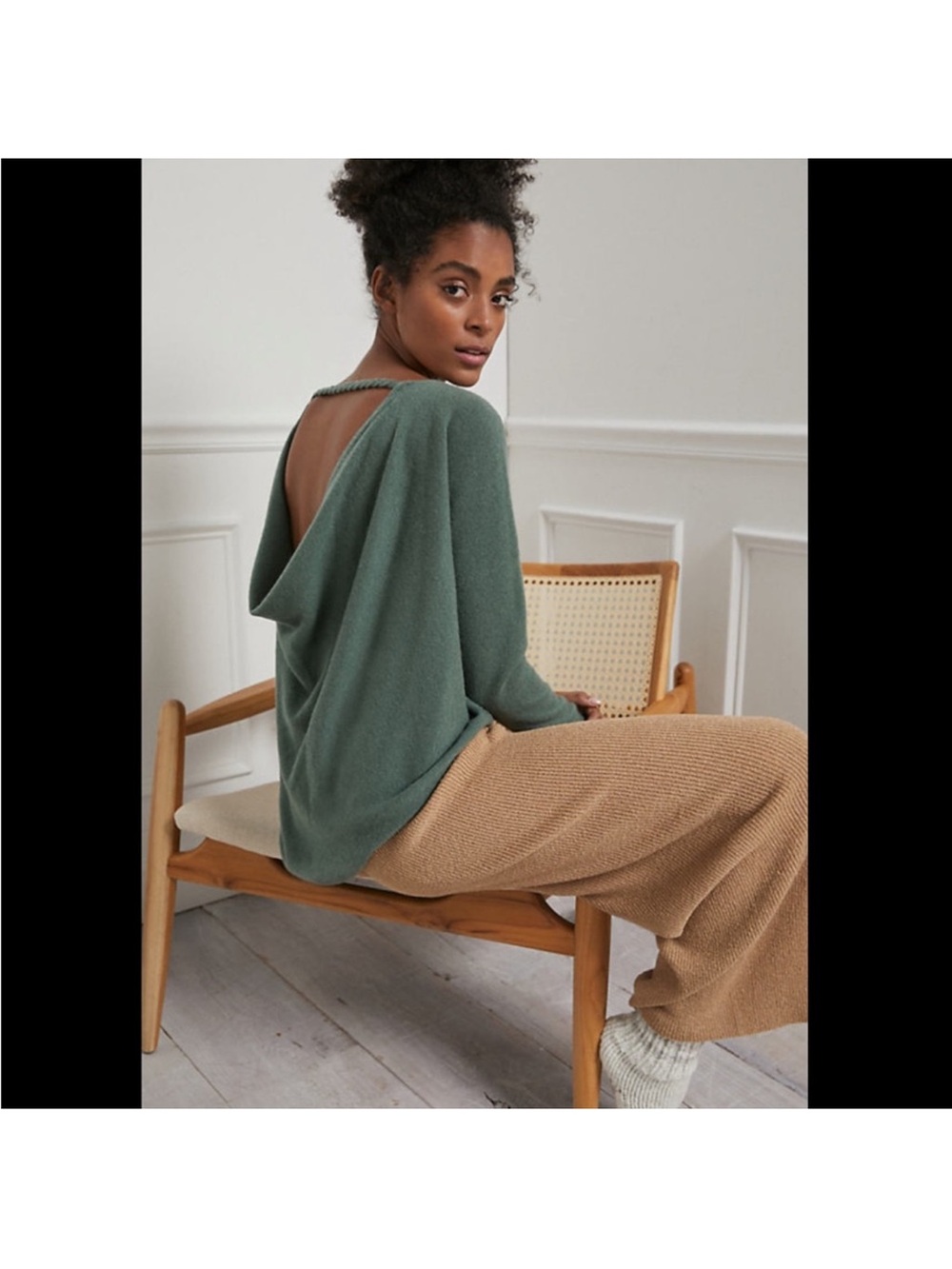 “Saturday Sunday” Cow-neck Cashmere Sweater from Anthropologie NEVER WORN
